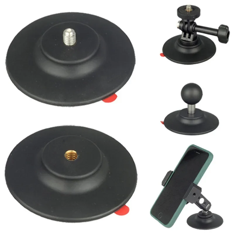 1/4 Inch Screw Mount or 1/4" Internal Screw Adapter Car Dashboard Round Plate Adhesive Tape For Gopro GPS Camera Smartphones action camera adapter