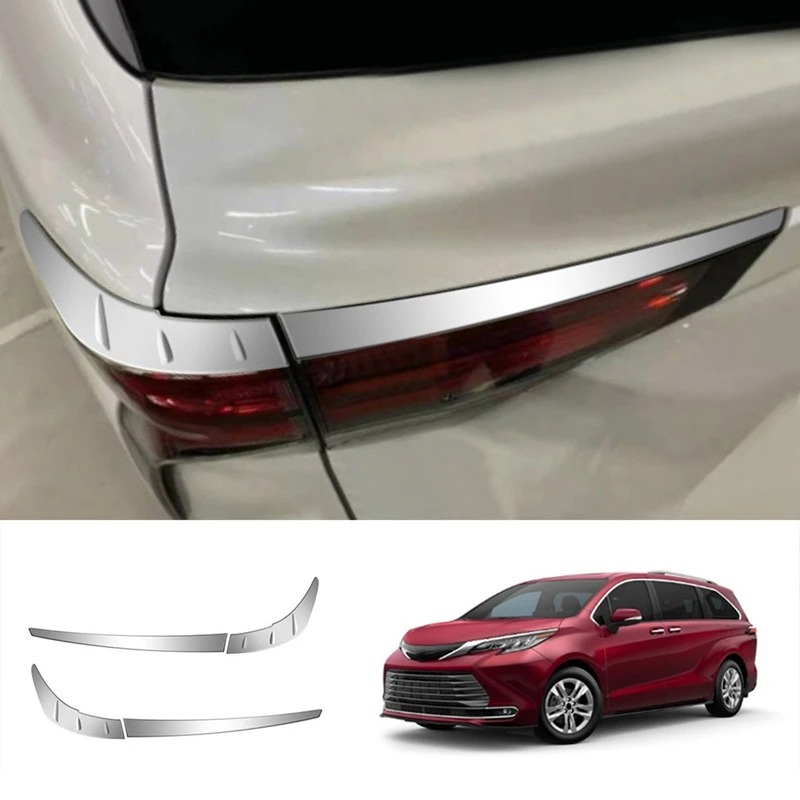 

Для Toyota Sienna 2021 2022 ABS внешний задний фонарь Обложка украшение полоса брови обшивка