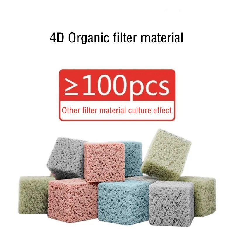 Acquario 4D Bio Filter Media Premium Density Fish Tank Materiale Filtrante Umido Per Acquario Filtro Per Laghetto Filtro Per Acqua Trasparente Aquario