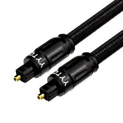 Premium Toslink Digital Optical Audio Cable - High - Fidelity Sound Quality - 3m (Black)