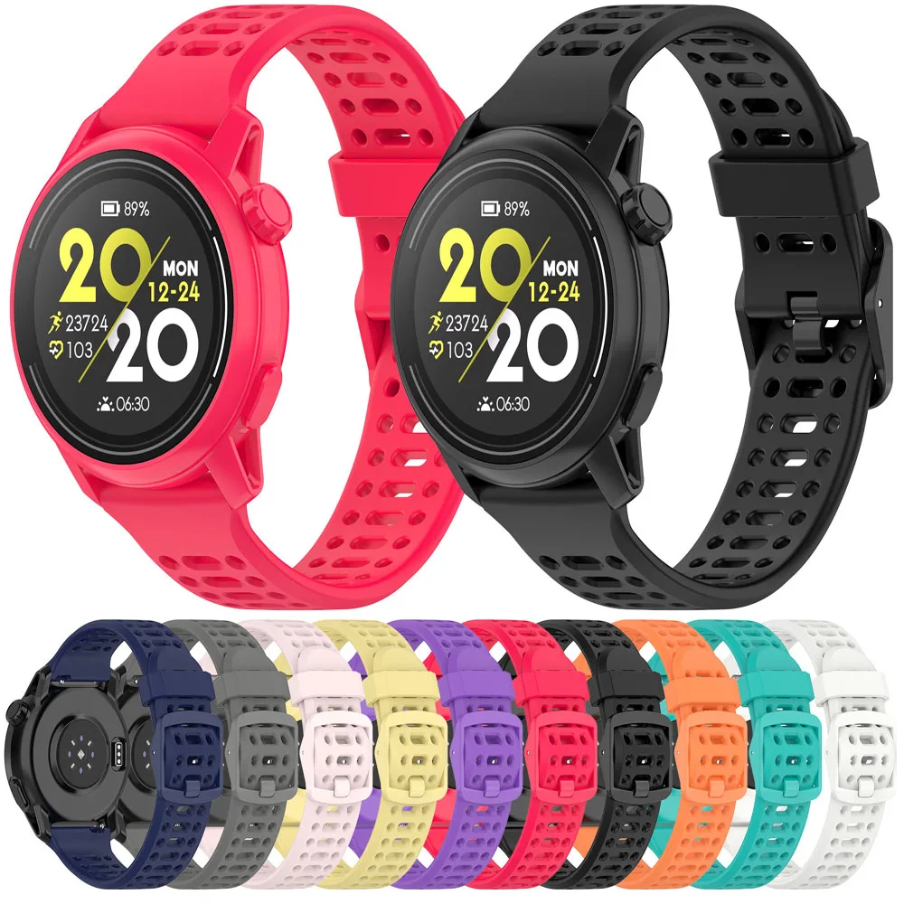 Silicone Sport Watch Wristband Replacement Strap - Soft and Durable Wrist Strap