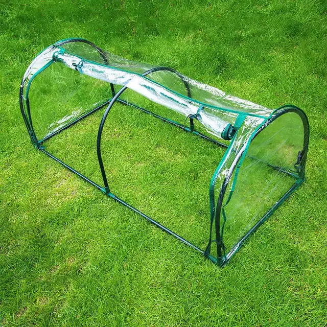 Hordozható Üvegházhatású Borító Fagyálló Szigetelő Fészer Üvegházhatások Esőálló Polytunnel Hot House A Kültéri Kerthez - Image 3