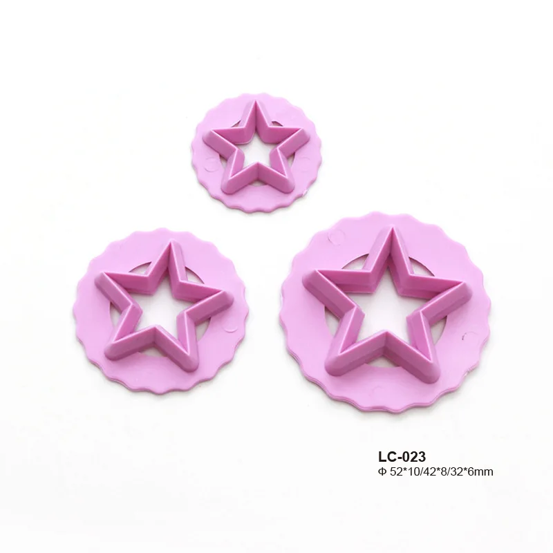 Small Bird Star Heart Polymer Clay Cutter Jewelry Making DIY Earring Mini Cutting Mold Pottery Ceramic cookie Cutter 3pcs
