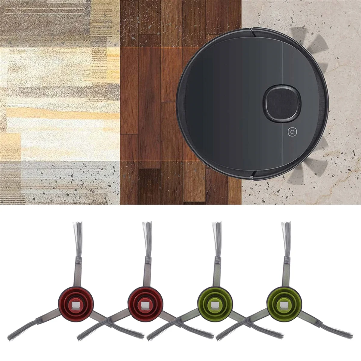 

Suitable for ECOVACS Deebot Ozmo T8 T9 T8 Aivi Vacuum Cleaner Accessories Roller Brush Filter Edge Brush