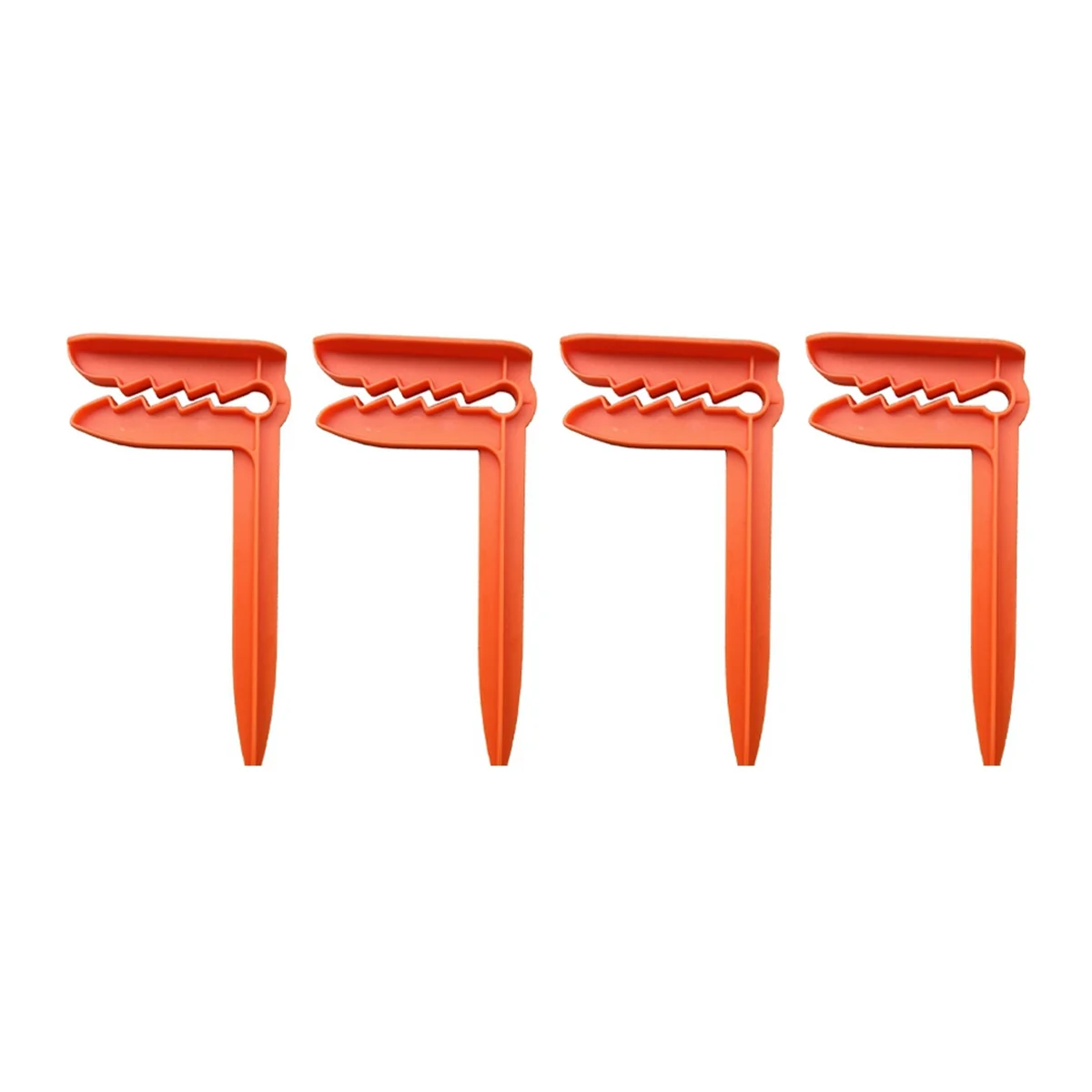 4PCS Beach Towel Clip Camping Mat Clip Outdoor Clothes Pegs Sheet Holder Orange