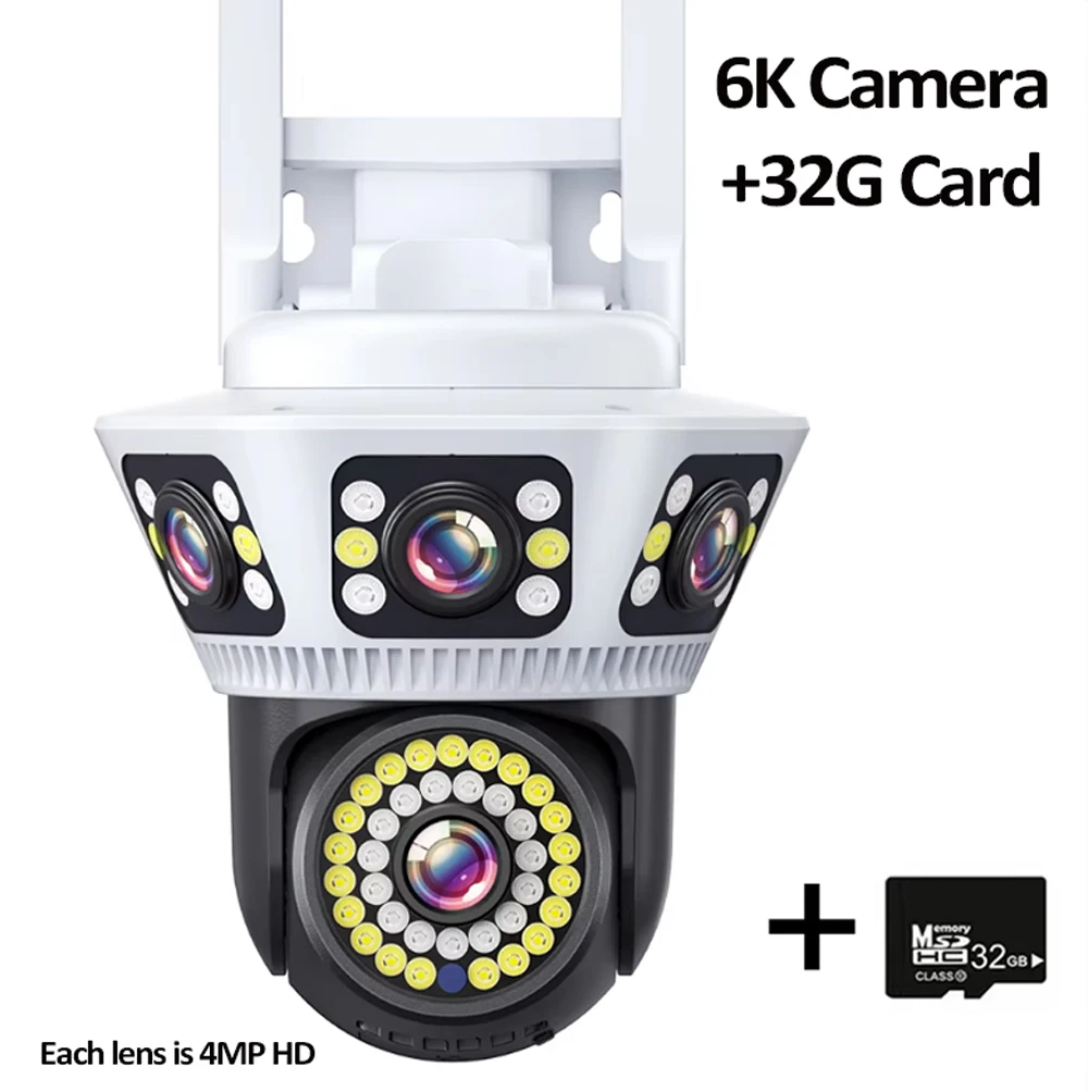 كاميرا مراقبة ذكية 6K واي فاي