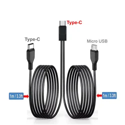 Universal Dual USB - C Splitter & Multi - Charging Cable (C to Type - C Micro)