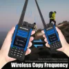 Baofeng BF-1802L Walkie Talkie USB-C Charging Tri-Band 220-260mhz Wireless Copy Frequency NOAA 999CH Battery Save Upgrade BF-H7 6