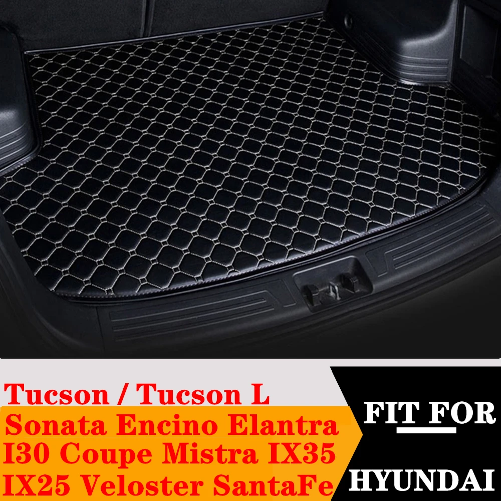 

Car Trunk Mat Tail Boot Cargo Pad Liner FOR HYUNDAI SantaFe I30 Tucson Sonata Elantra Veloster Coupe IX25 IX35 Mistra Encino