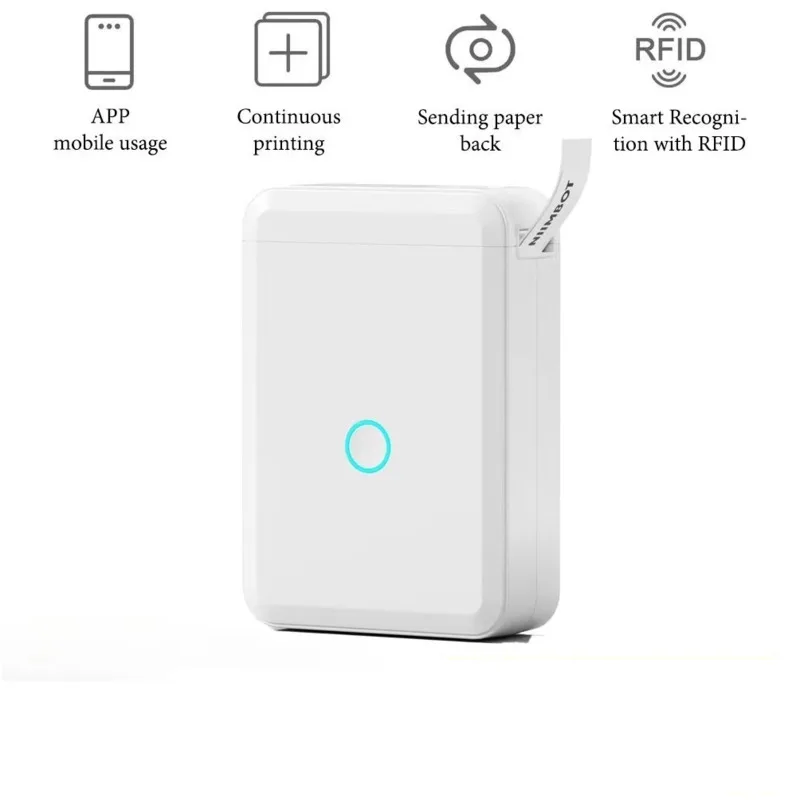 

Wireless Mini Label Printer Handheld For Home Office Portable Automatic No Ink Batch Print Thermal Price Label Sticker Marker