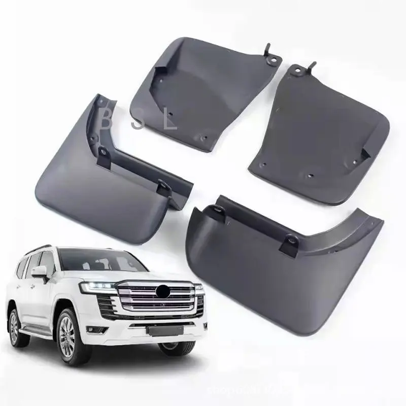 

Front Rear Mud Flap Splash Guards body kit Exterior upgraded Modification Accessories For 2021 2022 Land Cruiser 300 LC300 FJ300