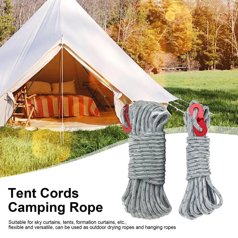 

Веревка для палатки 4 мм высокопрочный шнур для выживания с пряжкой Регулируемый брезентовый шнур прочный полевой шнур для кемпинга товары для выживания