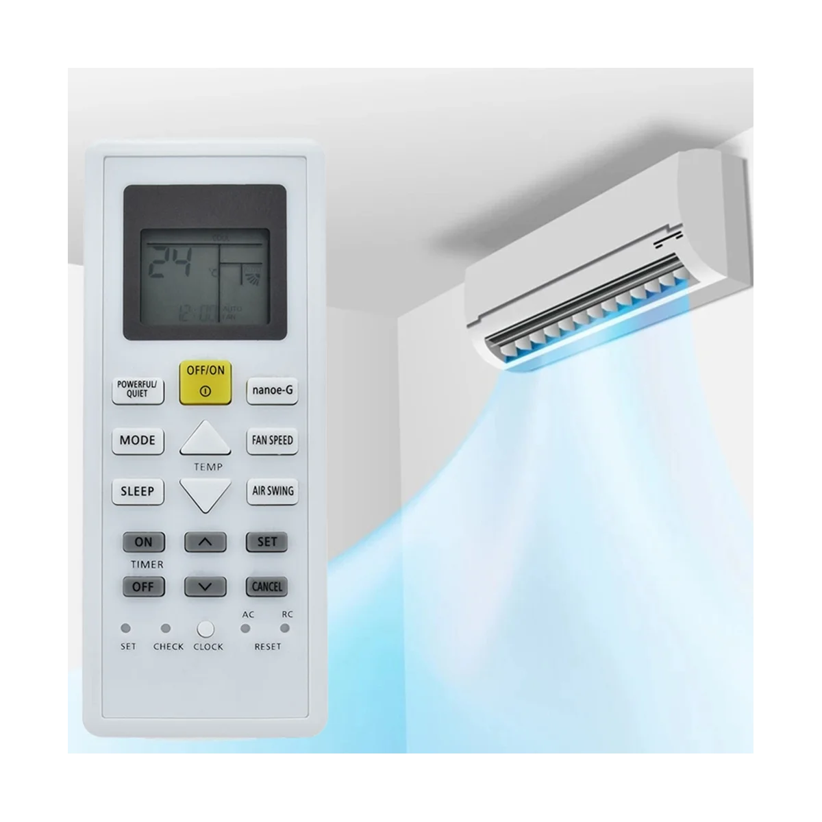 Cs-Z60Vkr Telecomando Del Condizionatore D'Aria Per La Sostituzione Del Telecomando Del Condizionatore D'Aria Panasonic Cz-Z60Vkr Cu-Z20Vkr