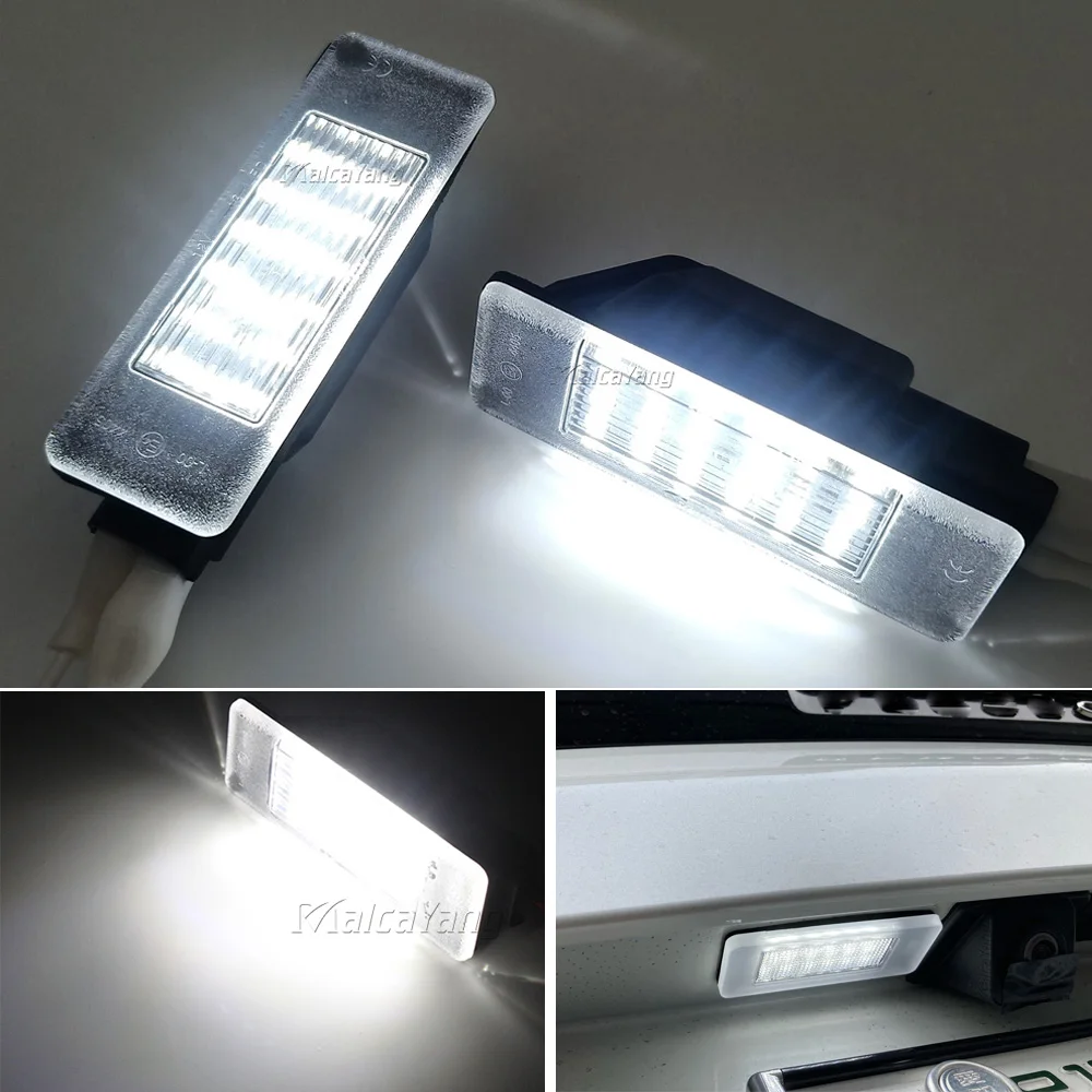 แผ่นป้ายไฟ LED สำหรับรถยนต์ Peugeot & Citroen