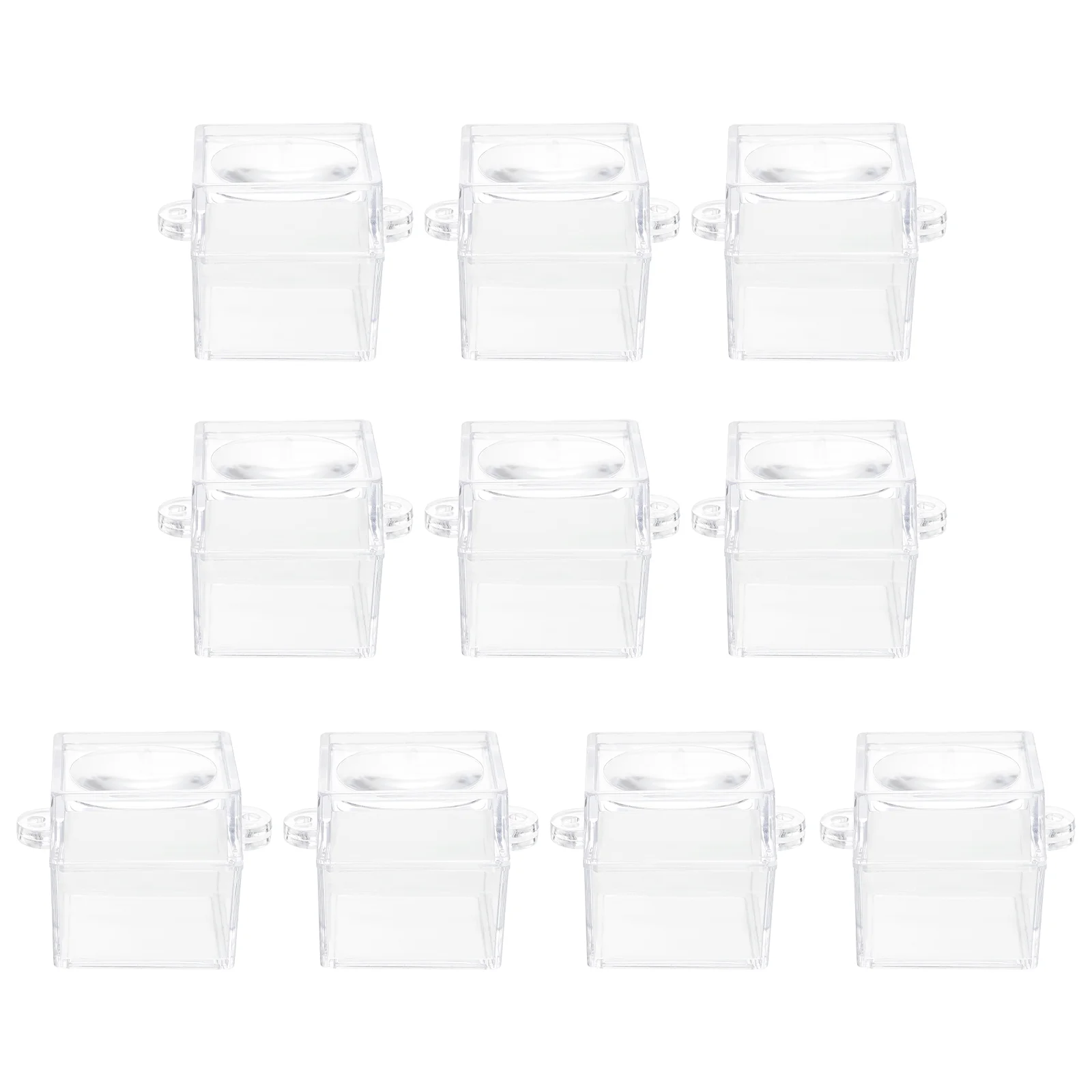 

10 Pcs Insect Observation Box Supply Convenient Magnifying Jar Bug Viewer Magnifier Abs Accessory Cage Portable
