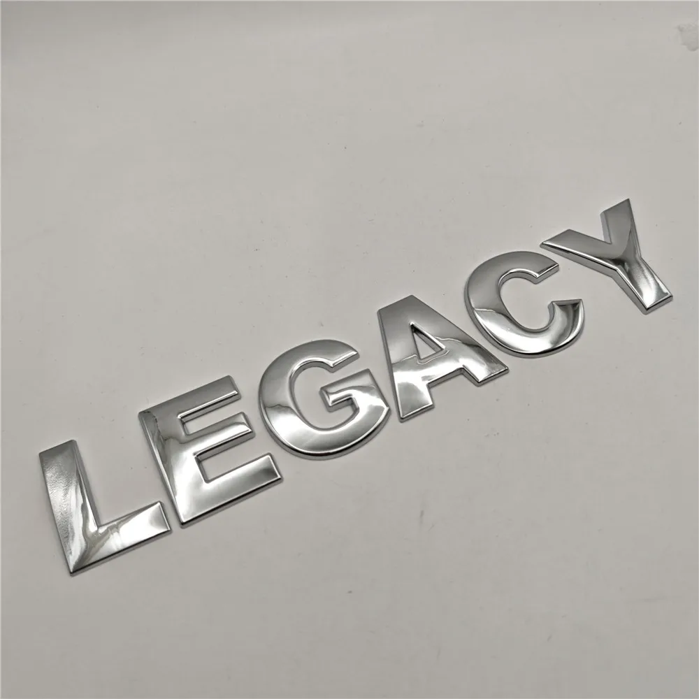 Subaru LEGACY 용 뒷 트렁크 데칼 엠블럼 배지 자동차 문자 스티커 데칼 스타일링