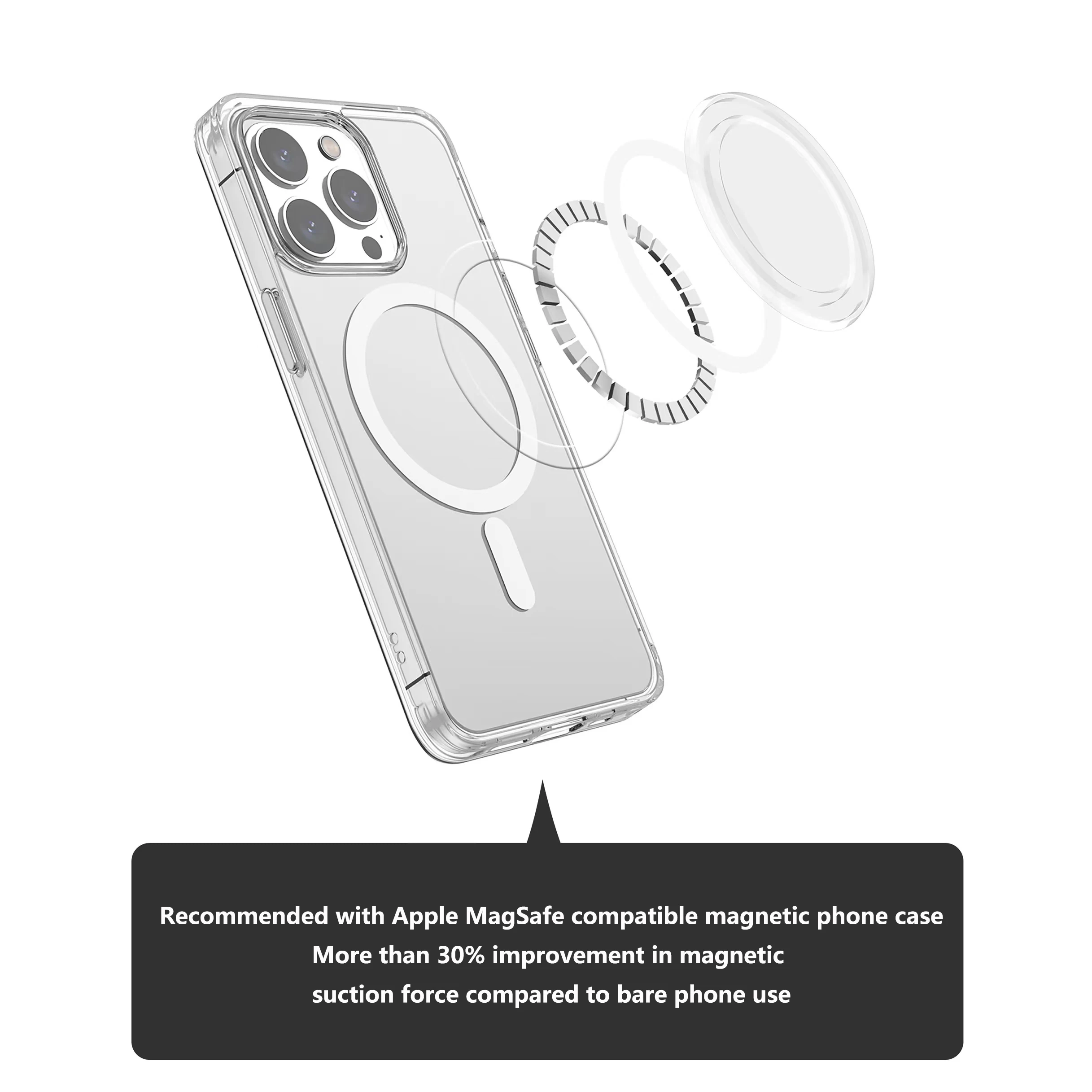 

Магнитное основание Magsafe для Iphone 12 13 14 Pro Max, портативный Съемный регулируемый держатель для телефона, на палец, с кольцом-держателем