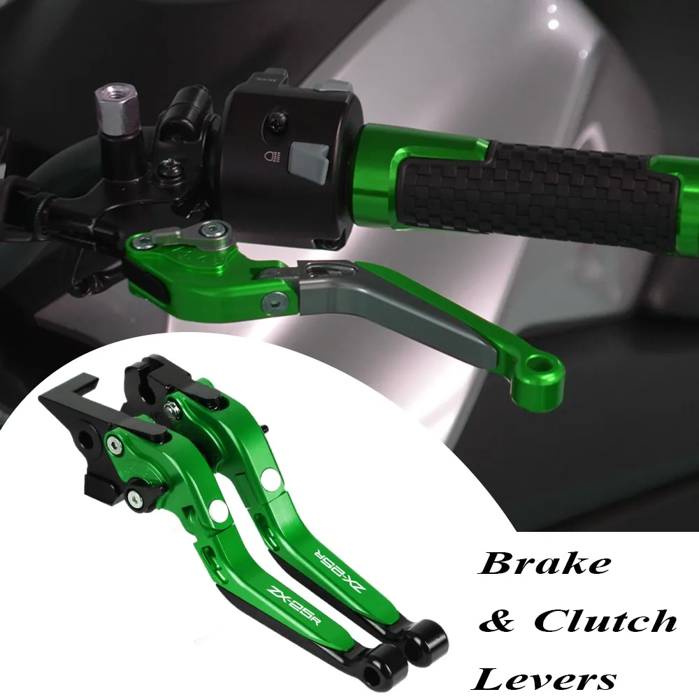 

NEW Motorcycle Accessories Aluminum Adjustable Extendable Brake Clutch Levers For KAWASAKI NINJA ZX-25R ZX25R ZX 25R 2020-2021