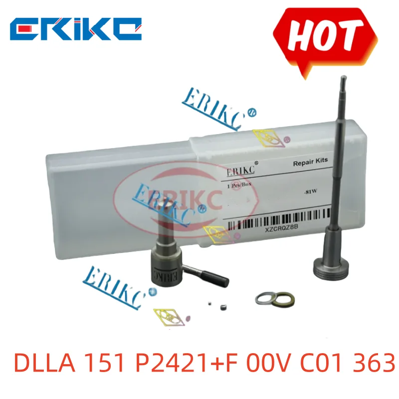 

Форсунка DLLA151P2421 + F00VC01363 0433172421 для дизельного топлива с общей топливной магистралью Φ F00RJ04102 для инжектора 0445110585