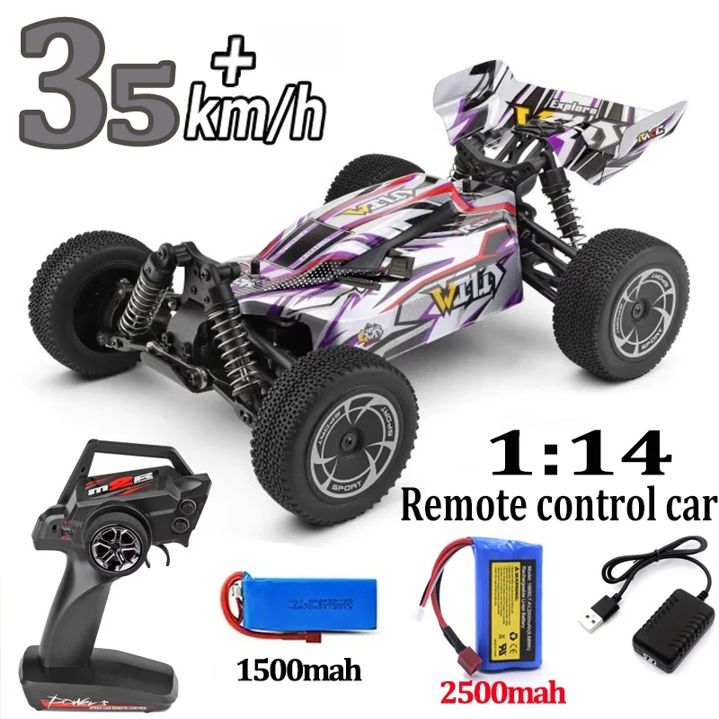 Deux batteries rechargeables pour la voiture RC 4x4 tout terrain 80km/h