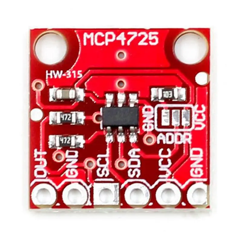 T31C-5X MCP4725 I2C DAC 디지털 컨버터 모듈 Arduino용 디지털-아날로그 EEPROM 개발 보드