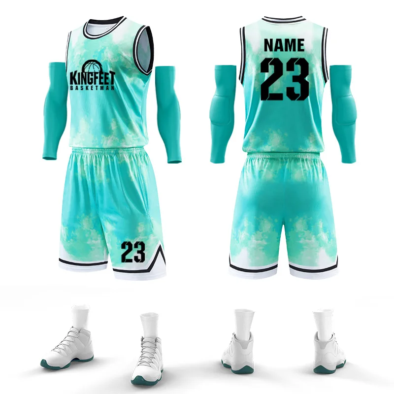Personalized Customizable Mens Basketball Jersey 100% Polyester Mesh Basketball Uniform Breathable Uniforms LQ223