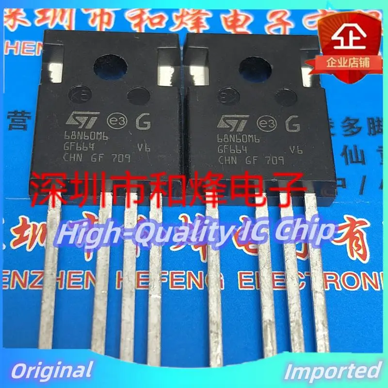 

10PCS-30PCS 68N60M6 STW68N60M6-4 TO-247-4 Imported Original Best Quality