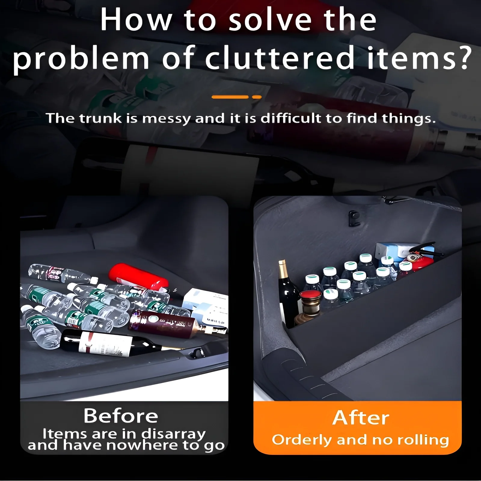 車のトランク収納仕切り,多機能ボックス,インテリアアクセサリー