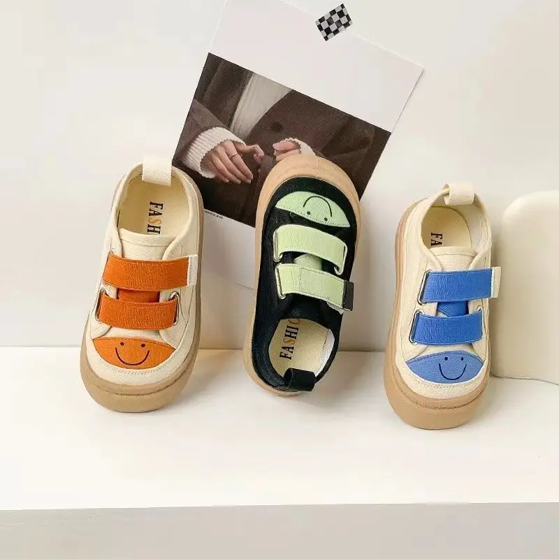 

Children's canvas flat sports shoes kids sports shoes for boys girls