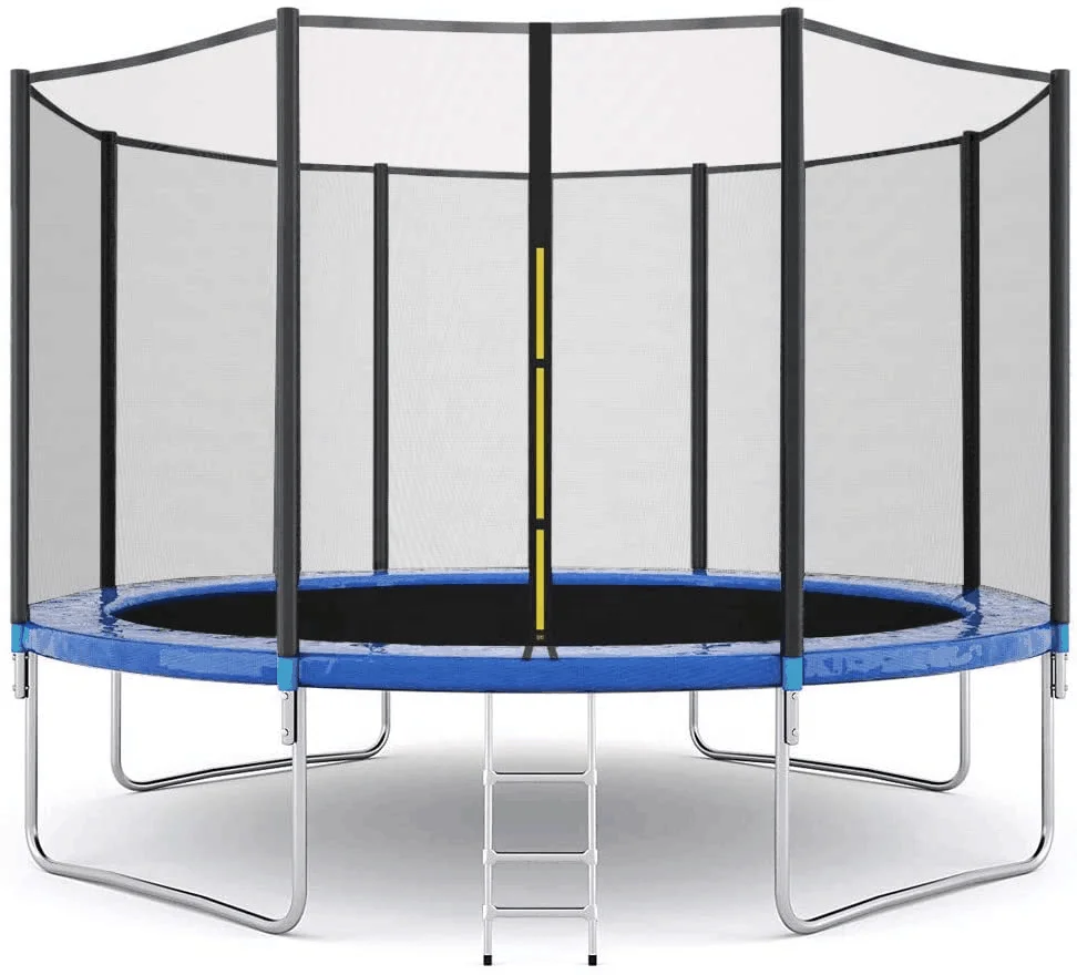 

Competitive Price 6ft 8ft 10ft 12ft 13ft 14ft 15ft 16ft Big Garden Round Outdoor Trampoline With Enclosure Safety Net for sale