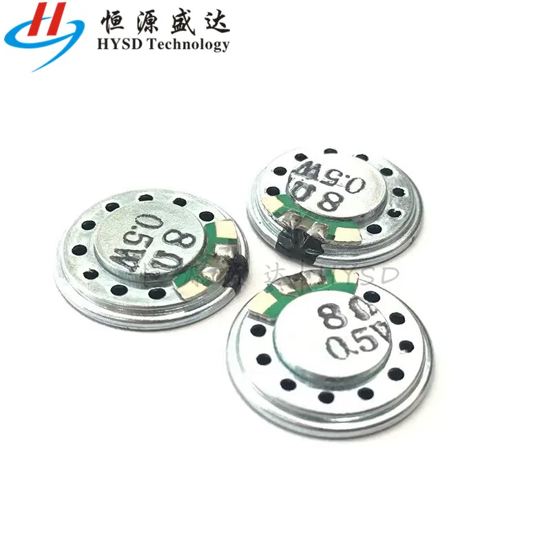 

10pcs/lot New Ultra-thin Mini speaker 8 ohms 0.5 watt 8Ω 0.5W 8R speaker Diameter 35MM 36MM 3.5CM 3.6CM thickness 5MM