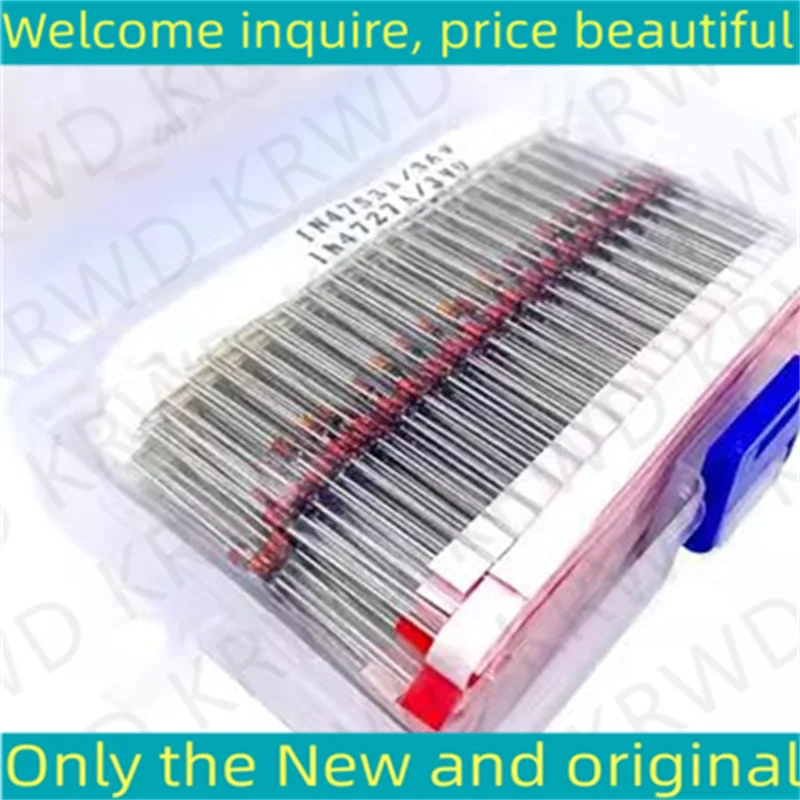 

Диод Зенера 1N4727A 4728A 4729A 4730A 4731A DIP из хрустального стекла, 50 шт.