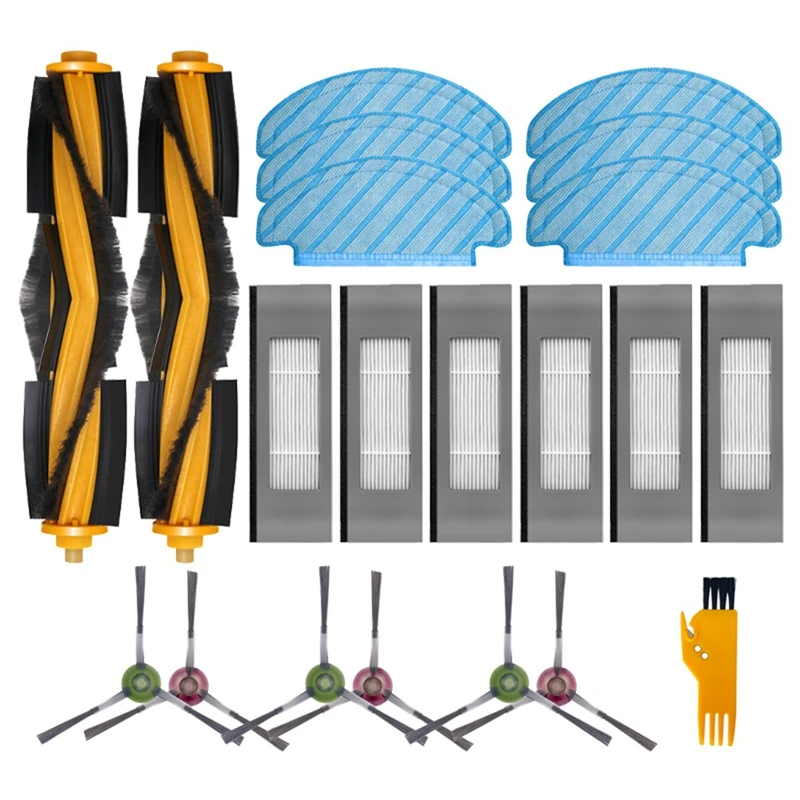 

Совместим с Ecovacs DEBOT OZMO T8 +/T8 AIVI/T8 Max/N8 Plus/N8 Pro, основной боковой щеткой, фильтром, шваброй, тканевыми деталями