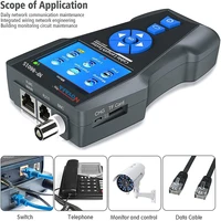 NOYAFA NF-8601S Multifunctional RJ45 CAT6 Network Cable Tester Cable Tracker PoE/PING/Port LCD Display Measure Length Wiremap 2