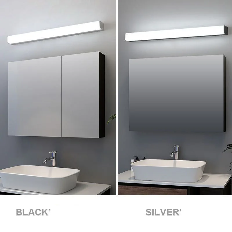 거울 빛 LED 벽 램프 욕실 벽 조명 20cm 40cm 50cm AC85 - 265V 실내 조명 홈 장식 침실 전등