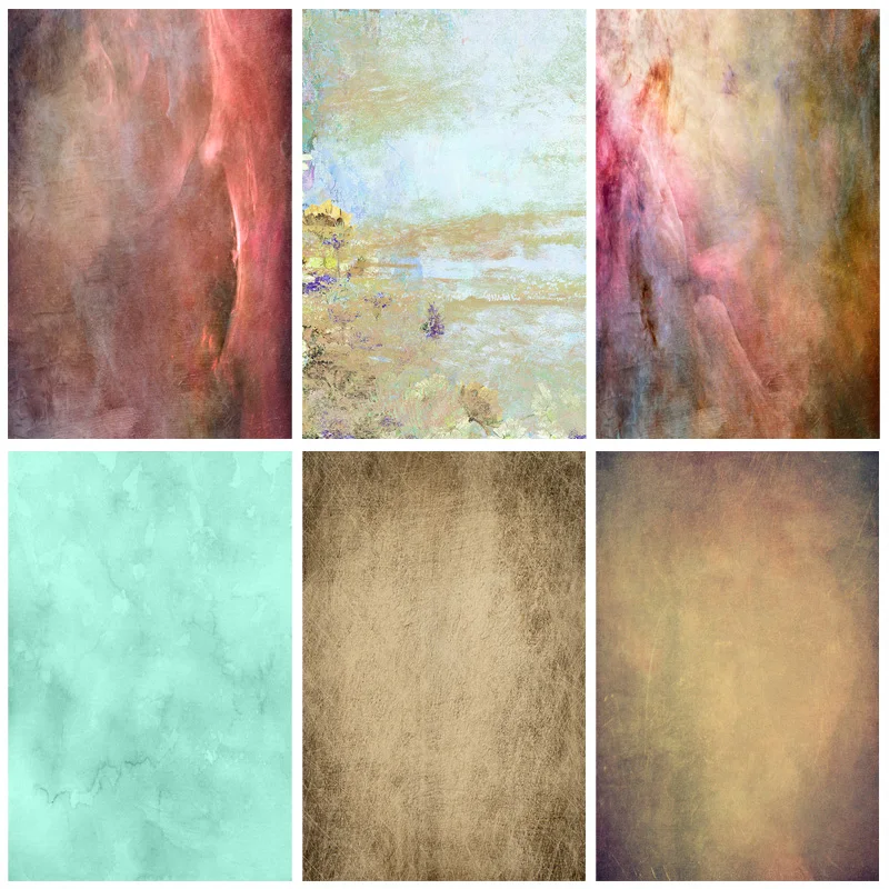 

SHUOZHIKE Portrait Cloth Gradient Vintage Photography Background Newborn Baby Portrait Photo Backdrops Studio Props LGH-01