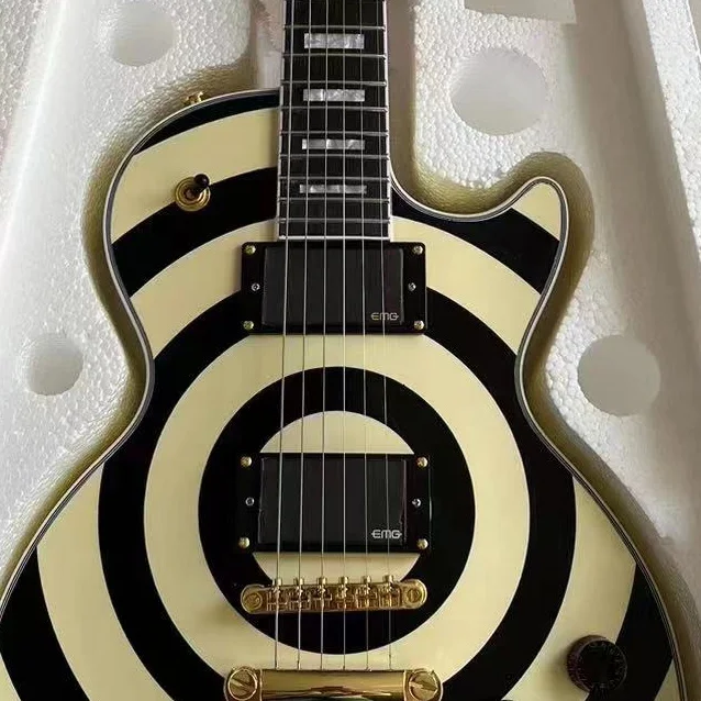 Electric guitar, factory customized, made of maple and peach blossom wood, multiple colors, in stock, fast and GH