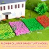 10 16mm Miniature weeds cluster hand-torn model Grass needles micro mountain landscape sand table decor train railway DIY layout 3