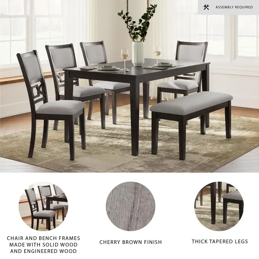6-Piece Dining Table Set 3