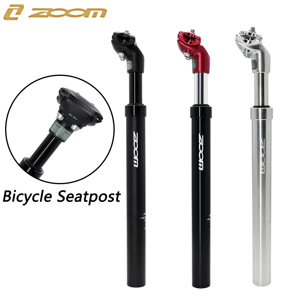 

ZOOM MTB Bike Seatpost Suspension Shock Aluminum Alloy 27.2/31.6MM Absorber Damping Adjustable Bike Seat Post Cycling Tools