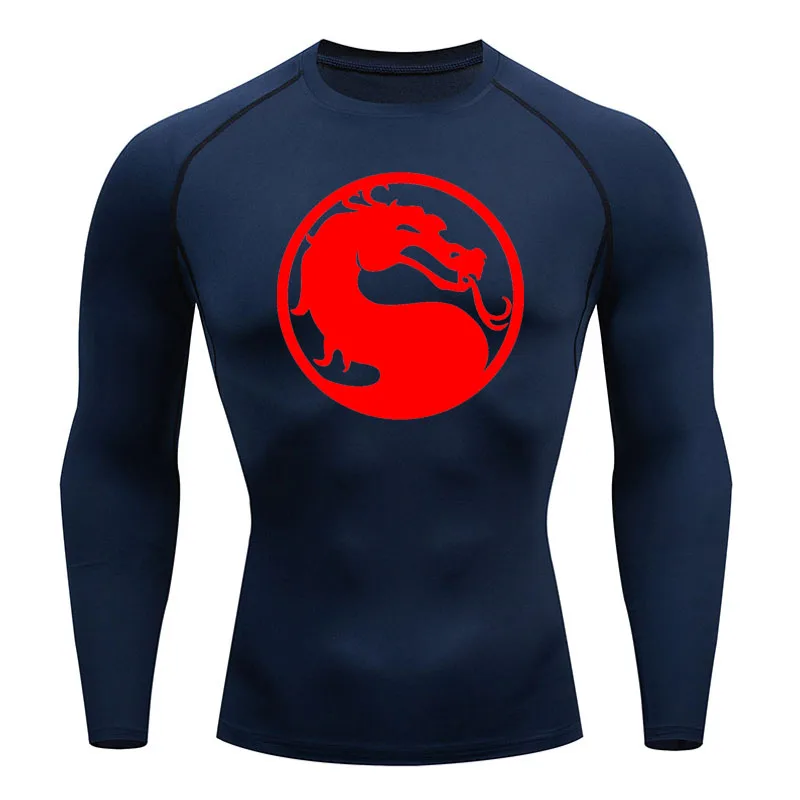 Compression Shirts Men Running T shirts Top Sport Quick dry Gym Workout Bodybuilding T shirt Rashgarda MMA Long sleeves Men's