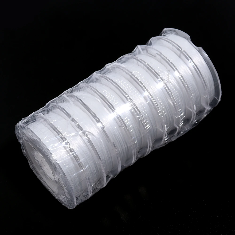 Elastic Stretch Crystal String Cord Mixed Random Color for Jewelry Making Bracelet Beading Thread 8/10 Rolls 10Yards/roll