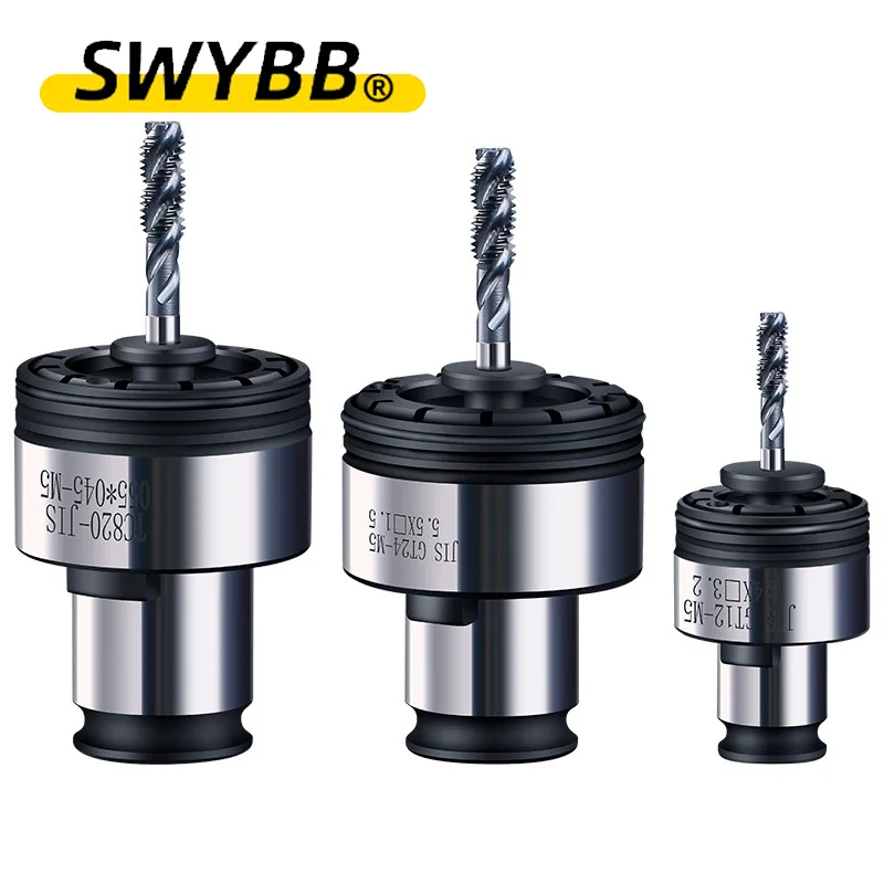 Swybb g12 gt 24 tc820 m6 m8 m10 Gewinde bohrer Spann zangen futter Drehmoment Überlast schutz flexible Mantel gewinde gewindes chneid maschine