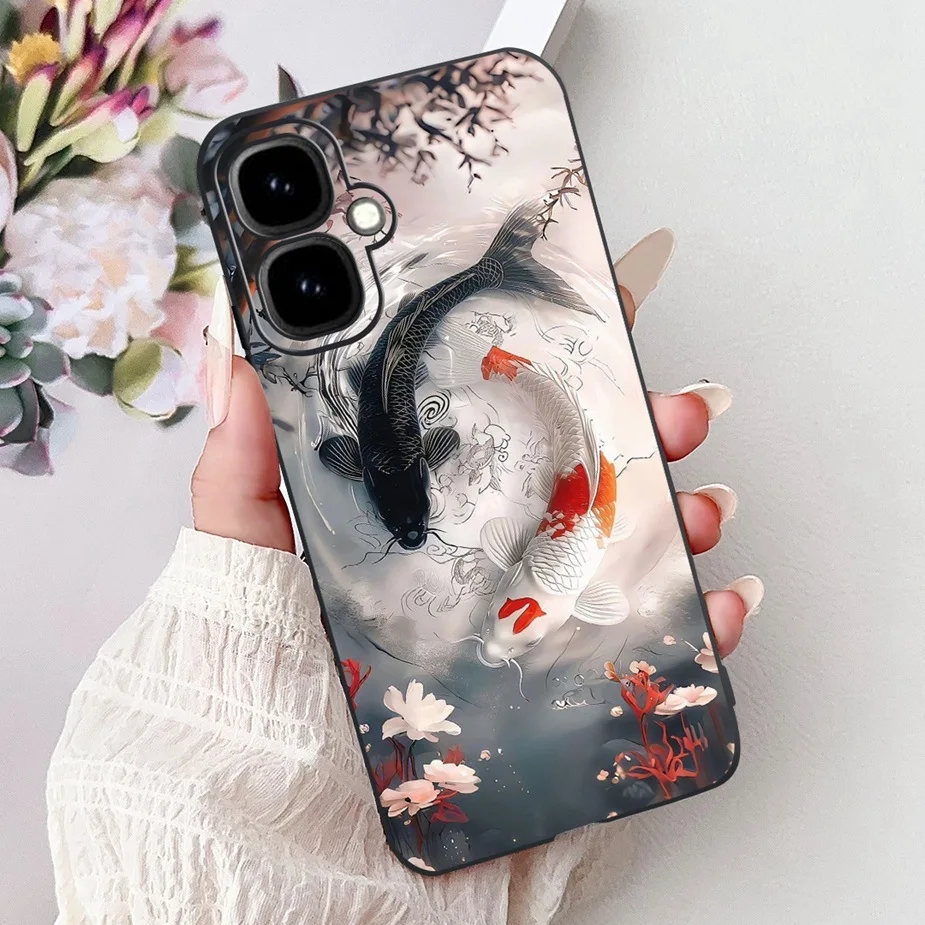 Stylish Painted Soft Silicone Phone Case for Infinix Smart 10 Series