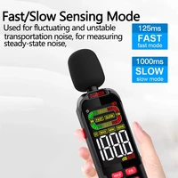 Sound Level Meter Digital Handheld DB Meter Sonometros Noise Audio Level Meter 30-130dB Decibels A/C Weighted Sound Meter 2