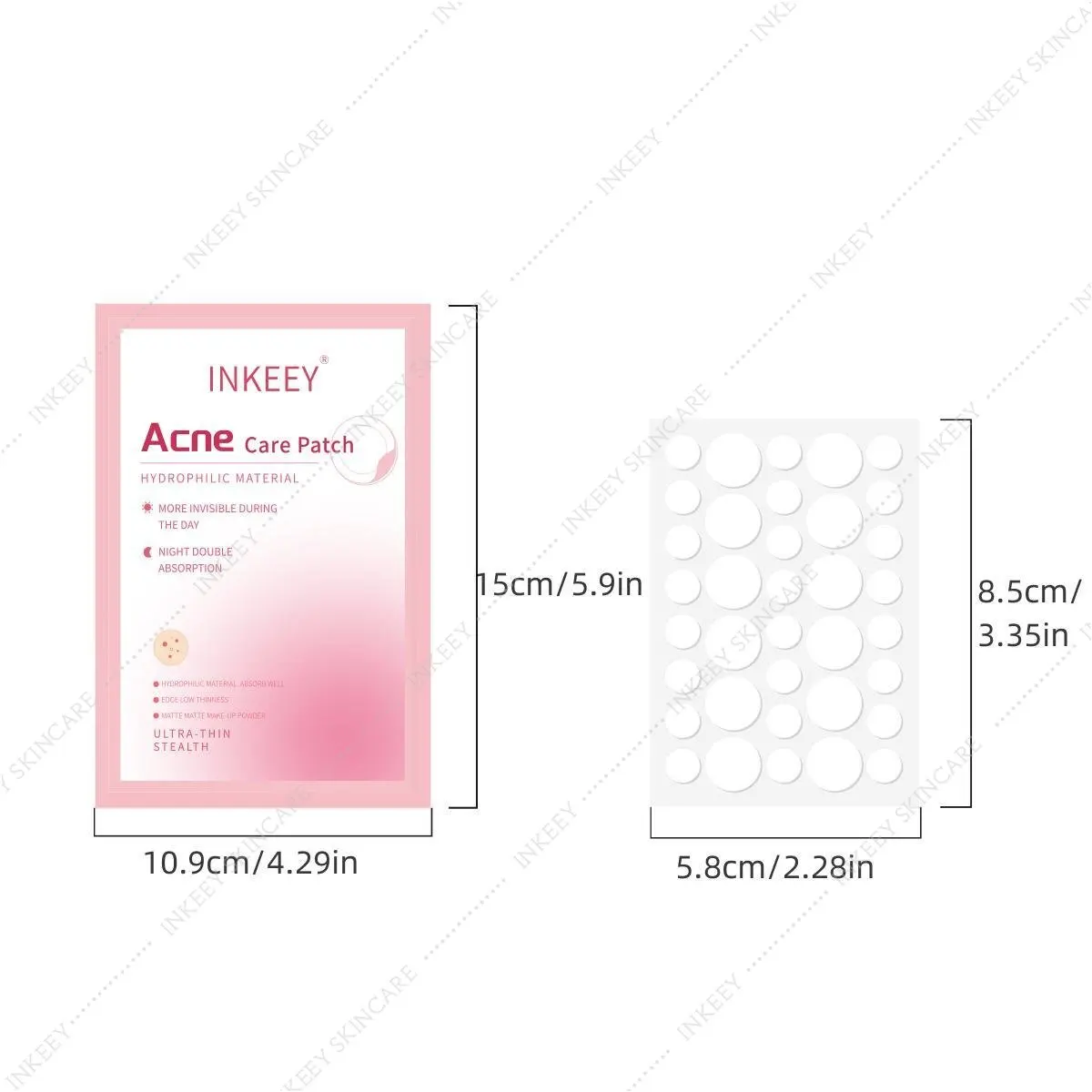 72-360Pcs 0.1mm Acne Pimple Patch Stickers Invisible Waterproof Blemish Spot Cover Acne Treatment Pimple Remover Tool Skin Care