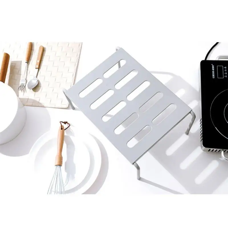 Layered Shoe Rack Extensible Shoe Hanger Storage Space Saving Shelf Telescopic Storage Rack Household Kitchen Cabinet Organizer 6