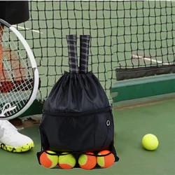 Waterproof Tennis Bag, Badminton Bag, Portable Zipper Shoulder Light Sports Bag, Large Capacity, Suitable for Club Training