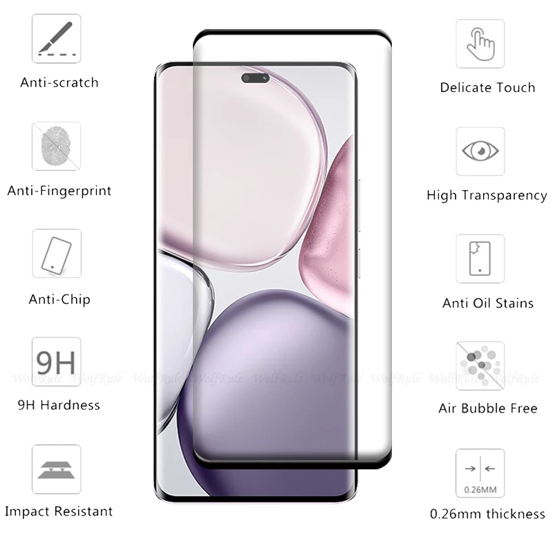 Honor X9C Tempered Glass Screen Protector - 9D 9H Full Curved HD Shield (1-4 Pack)
