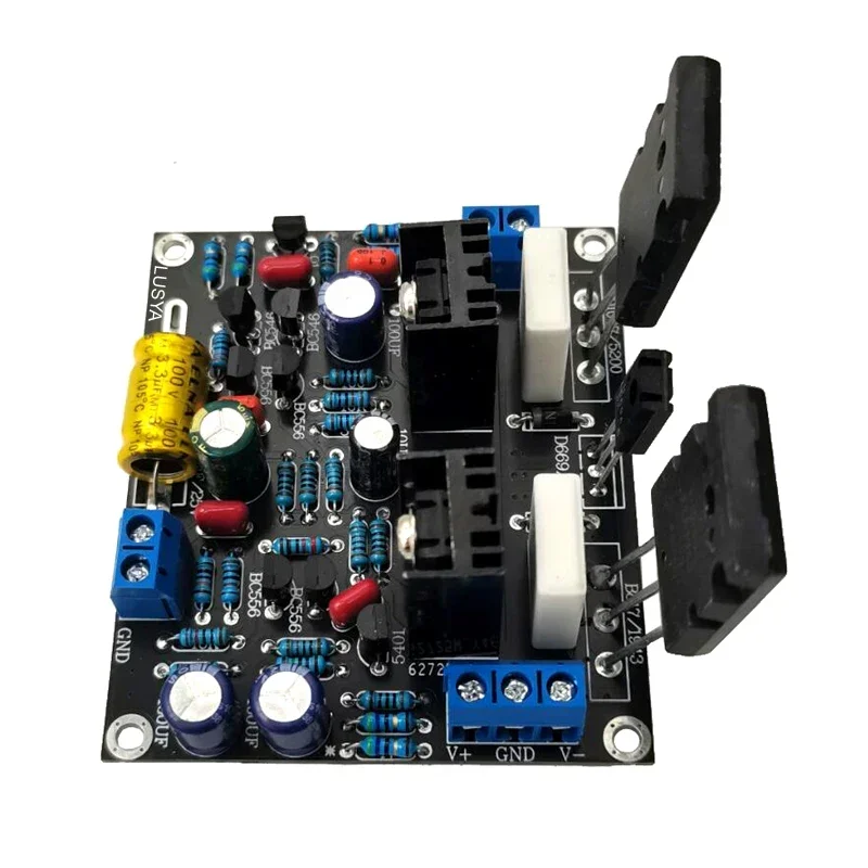 오리지널 도시바 모노 100W 도시바 튜브, 2SC5200 + 2SA1943 DC 20-50V 하이파이 전력 증폭기 보드